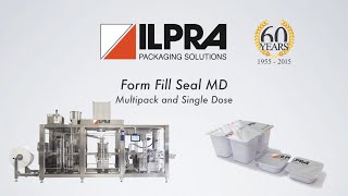 Ilpra Form fill seal machine  Yogurt packaging [upl. by Htenek233]