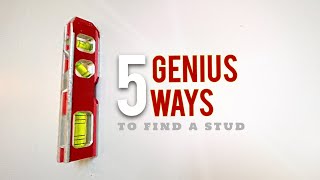 5 genius ways to find studs in a wall without a stud finder [upl. by Griz]