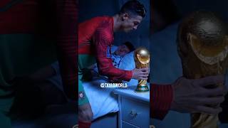 Ronaldo steals world cup shorts viralshorts shortsfeed cr7 messi cristianoronaldo [upl. by Annaes]