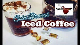 Cold Brewed Iced Coffee with Werthers Original Whipped Cream  Kitchen Instruments [upl. by Cate]