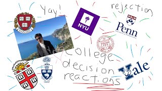 average student applies to ivy league schools heres how that went college decision reactions 2023 [upl. by Crifasi]