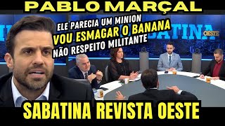 PABLO MARÇAL MITANDO NA SABATINA OESTE  MELHORES MOMENTOS [upl. by Stevenson]