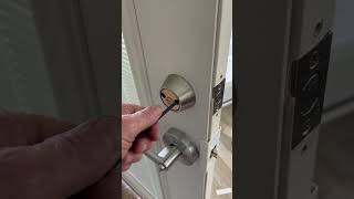 Troubleshooting Multi Lock deadbolt installation [upl. by Aehtrod]