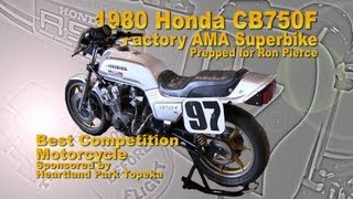 Clymer Manuals Honda CB750 Super Sport CB750F AMA Superbike Walk Around Video [upl. by Ynnij300]