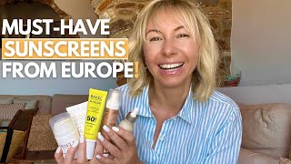 MUSTHAVE SUMMER SUNSCREENS FROM EUROPE  Your Skin Will Have the BEST SUMMER YET I Skincare Haul [upl. by Ymma331]