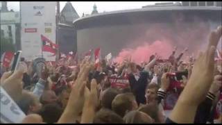 Huldiging en Vuurwerk Ajax 2011 Kampioenschap seizoen 20102011 [upl. by Hairahs359]