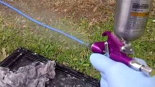 Adjustable Mini Detail Spray Gun Part 04 Field Test [upl. by Padget]