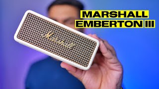 Marshall Emberton III  My First Marshall Speaker  Unboxing amp Review  Best Bluetooth Speaker 2024 [upl. by Leiuqeze]