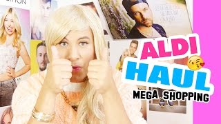 ALDI HAUL ♥ XXL Mega Shopping  Süße Youtuberin  Deutsch  Einkauf haul  Parodie  Comedy [upl. by Yahsal671]