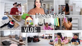 NUESTRO PRIMER DIA EN NUESTRA NUEVA CASA 🏡🙏🏼🥰 Organizandos 🙌🏻 y Todavía con La Mudanza [upl. by Byran482]