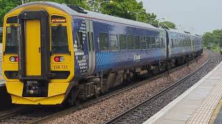 A very wet Kirkcaldy Train Station  22nd May 2024 [upl. by Acinahs]