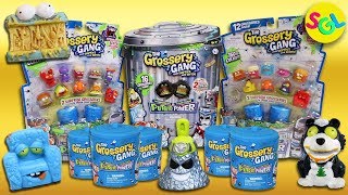 PUTRID POWER Grossery Gang Series 3 Super Sized Mega 12 Pack Surprise Blind Bag 2 Pack Trash Cans [upl. by Ellinej700]