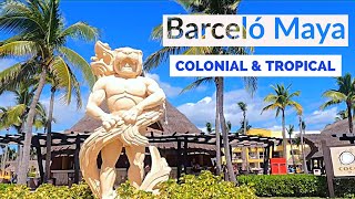 Barceló Maya Colonial amp Tropical 🌴 Mexico 🇲🇽 Allinclusive Resort Riviera Maya [upl. by Effie]