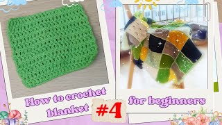 How To Crochet Blanket For Beginners  Part 4 4 CrochetBlanket CrochetTutorial [upl. by Nylirahs696]