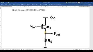 SOURCE FOLLOWER USING LTSPICE [upl. by Annauqaj]