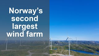 How wind farms are constructed and operated  Tonstad wind farm in Norway [upl. by Namijneb]