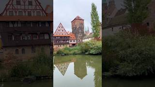 The famous Nuremberg Hangman’s Bridge was built in 1595 nuremberg rnberg n nuernberg germany [upl. by Elladine200]