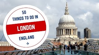 LONDON TRAVEL GUIDE  Top 50 Things To Do In London England [upl. by Atnom]