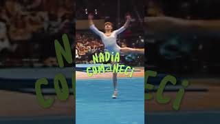 nadia comaneci floor exercise 1976 olympics [upl. by Yerkovich295]