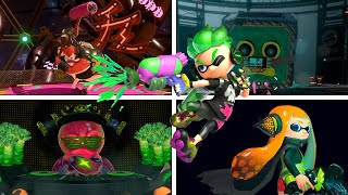 Splatoon 2  Octo Expansion  All Bosses  No Deaths [upl. by Kenimod]