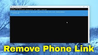 How To Remove or Uninstall Phone Link In Windows 1110 Guide [upl. by Kcirdahc905]