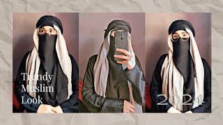 How to wear Saudi Niqab Tutorial in different Style  Saudi Niqab Tutorial Ayesha [upl. by Bryanty332]