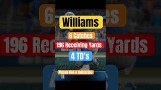 Jameson Williams  Career High Game  Detroit Lions  madden25 [upl. by Eahcim768]