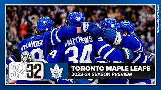 Toronto Maple Leafs 202324 Season Preview  Prediction [upl. by Iphigenia550]