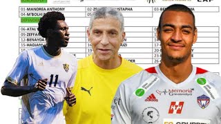 AFCON 2023 Chris Hughton Summit 50 Man Provisional Squad To CAF Algeria Provisional Squad [upl. by Korb]