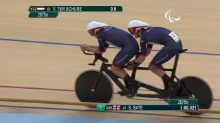 Cycling track  Mens B 4000m Individual Pursuit Final  Rio 2016 Paralympic Games [upl. by Marja18]