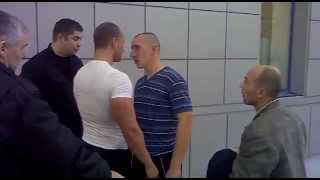 Russian fight over a broken bottle of vodka [upl. by Olnee]