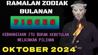 RAMALAN ZODIAK PISCES  DI BULAN OKTOBER 2024 LENGKAP DAN AKURAT  RAMALAN TAROT KI MACAN [upl. by Kettie]