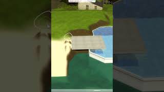 How to build a pool deck  Sims 4 short sims4 thesims4 buildpool shortvideo sims4build [upl. by Perlis644]