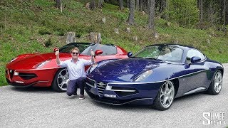 Double DISCO VOLANTE Drive Visiting a Connoisseurs Car Collection [upl. by Laehcor]