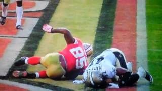 Vernon Davis Emotional Touch Catch vs Saints [upl. by Noraj]