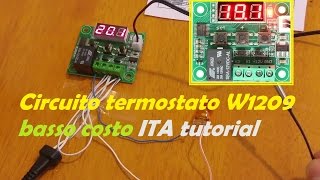 Circuito Termostato Caldofreddo W1209 Basso costo ITA Tutorial [upl. by Risan192]