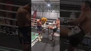 Saenchai x Nong O shortsvideo muayboran muaythaiboran muaythai lbmtt fight ko [upl. by Clova]