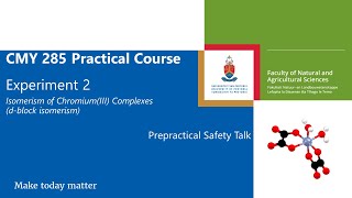 CMY 285 Preprac Safety Talk Experiment 2 [upl. by Solley]