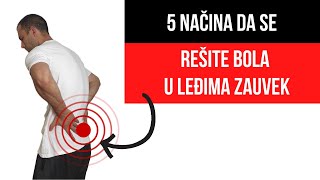 DISKUS HERNIJATOP 5 VEŽBI DA IZLEČITE BOL U LEĐIMA ZAUVEK [upl. by Corrie]