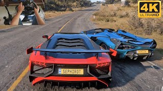 1200HP Lamborghini Aventador SVJ  Forza Horizon 5  Moza RS5 gameplay [upl. by Tarrah]