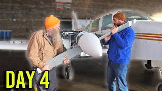 Installing Propellers On The Cheapest Twin Engine Airplane On EBay [upl. by Devina]