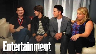 Vampire Diaries Steven R McQueen Michael Trevino and more Part 2  Entertainment Weekly [upl. by Notgnillew392]