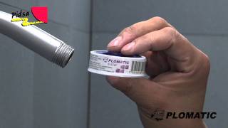 Cómo instalar la Cinta PTFE o Teflón para Sellar Tuberías 1 [upl. by Esnahc699]