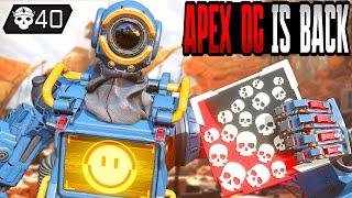 PATHFINDER 40 KILLS IN ORIGINAL APEX RELAUNCHED TWO GAMES Apex Legends Gameplay [upl. by Ibrek]