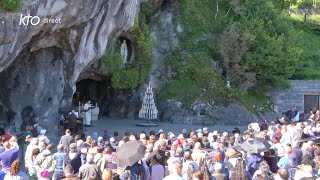 Messe de la solennité de lAscension du Seigneur à 10h à Lourdes  9 mai 2024 [upl. by Walt]