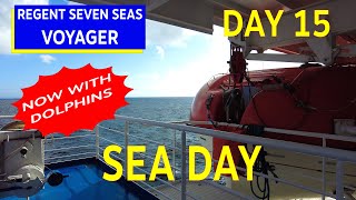 Regent Seven Seas Voyager Day 15 Sea Day Chartreuse and DOLPHINS [upl. by Melquist692]