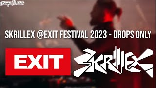 Skrillex EXIT Festival 2023  Drops Only [upl. by Aicek]