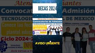 📌🔴Convocatorias de Admisión al Ciclo escolar 20242025 Tecnológico Nacional de México [upl. by Thorvald119]