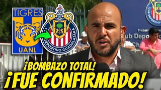 ¡LLEGA COMO AGENTE LIBRE ¡DIOS MÍO ¡ANUNCIADO HOY ¡LA MAYOR BOMBA DE MÉXICO NOTICIAS CHIVAS HOY [upl. by Yul795]