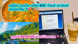 සල්ලිත් ලැබෙන ගමන් Master Degree එකක් කරන්නේ කොහොමද 💗📚🇰🇷  අලුත් University එකේ වතගොත 💗📚🖇️🇰🇷 [upl. by Emmalyn759]